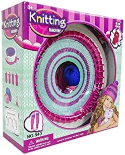 Máquina Tear de Manivela Tricô Crochê Toucas Lã 40 Agulhas