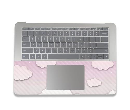 Image of MightySkins Carbon Fiber Skin Compatible with Microsoft Surface Laptop Studio 2 (2023) Full Wrap Kit - Baby Clouds | Protective, Durable Textured Carbon Fiber Finish | Easy to Apply | Made in The USA