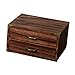 OIIBWQ Cassetto Portaoggetti in Legno per Scrivania, Contenitore per Cancelleria, Cassetti, Organizer per Articoli Vari, Scatola per Trucchi per Bagno, 24x18x13cm immagine