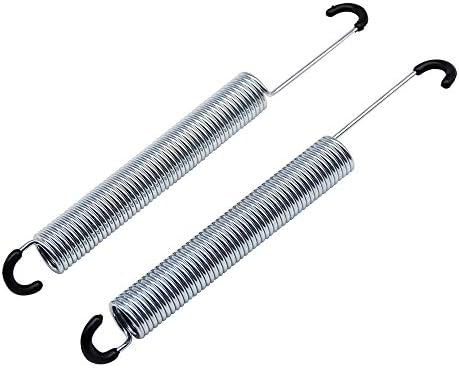 Yoogu 7 inch Recliner Sofa Chair Mechanism Tension Springs Replacement (Pack of 2)-Long Neck Hook Style