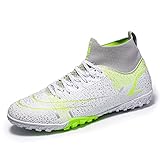 BOTEMAN Fußballschuhe Herren High Top Spike Cleats Trainingsschuhe Kinder Fußball Stiefel Unisex