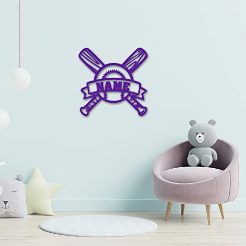 Baseball Player Gifts For Boys Kids & Men - Personalized Fan Wall Decor Night Light Lamp #TOP4
