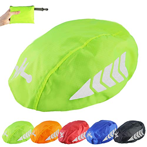 Frelaxy Fahrradhelm Regenüberzug, Wasserdichter Regenschutz Fahrradhelm, Helmüberzug Helm Cover Regenhülle Regenhaube Regencape Cover