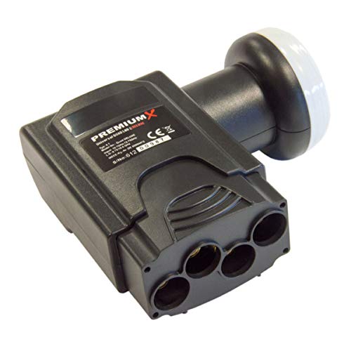 image for PremiumX Deluxe Quad LNB PLL SAT for 4 Participants Digital Satellite 