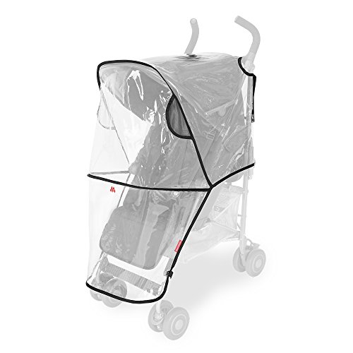 Maclaren Universal Raincover- Protects from rain, Wind and Snow. Fastens Quickly, Easily to All Maclarens and All Umbrella-fold Single Stroller Brands. Phthalate PVC Free