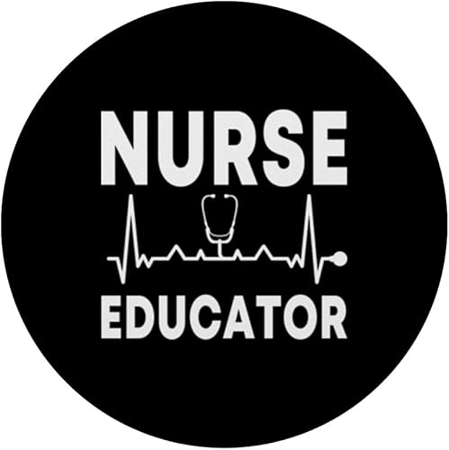 Miniatura 3 de Enfermera educadora desgaste médico Enfermería Enseñanza PopSockets intercambiables PopGrip