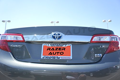 Razer Auto Chrome ABS Liftgate Tailgate Cover for 2012 to 2014 Toyota Camry