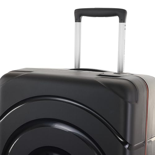 American Tourister Circurity+ 68 CM 8 Wheel with 3 Point TSA Lock Trolley Bag for Travel | Small Polypropelene Suitcase with TSA Lock, Double Wheels & Flexi Packing Straps for Men & Women - Black 10 417bacE8cHL