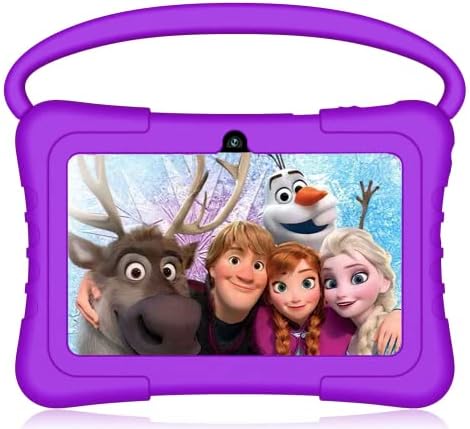 Kids Tablet, 7 inch Android 11.0 Tablet for Kids, 3GB RAM 32GB ROM Toddler Tablet with Bluetooth, WiFi, GMS, Parental Control, Dual Camera, Games (Purple)