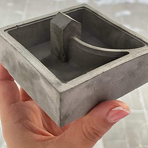 Square Flower Pot Silicone Mold Concrete Succulent Planter Cement Clay Mold Plant Potted Micro Landscape Moss Bonsai Mould Desktop Ornaments #TOP5