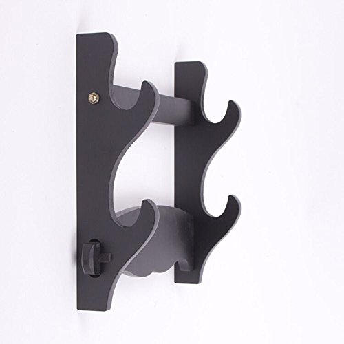 Katana Samurai Sword Holder Stand Wall Mount Bracket Hanger Two Layers