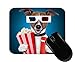 Produktbild Mousepad-Hund mit Popcorn und Schutzbrille tragen lustiges Mauspad