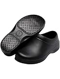 SensFoot Non Slip Work Shoes Unisex Slip Resistant Chef Shoes Slip On (6.5 M US Women / 4.5 M US Men)