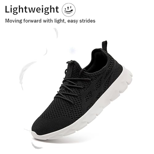 Image of Mens Slip On Walking Shoes Non Slip Running Shoes Lightweight Breathable Tennis Sneakers Fashion Casual Gym Trainers