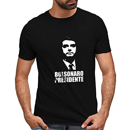 Camiseta Bolsonaro Camisa Masculino Bolsonaro 2022 Cor:Preto;Tamanho:G