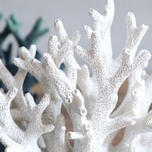 Statue de corail en résine décorative pour table et étagère de salon - 8