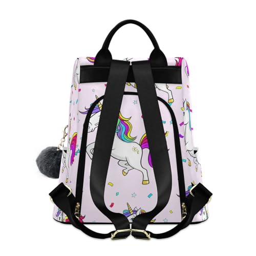 Sac de voyage licorne ludique violet pastel week-end citadin et vacances
