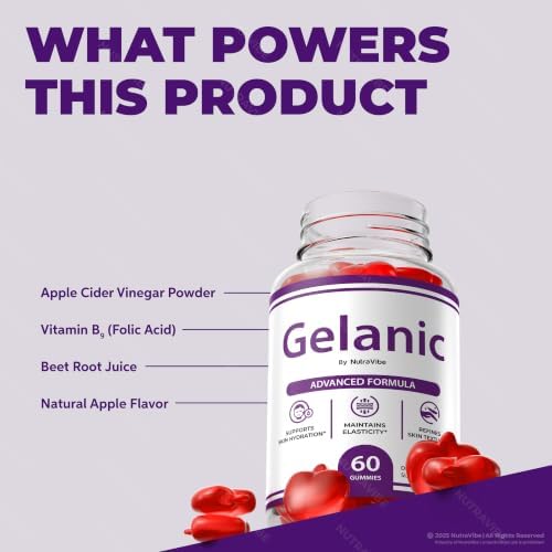 NutraVibe Gelanic Gummies, 2 Pack (120 Gummies) — view 6