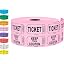 A - Double Roll - 1,000 Tickets - Keep - Pink