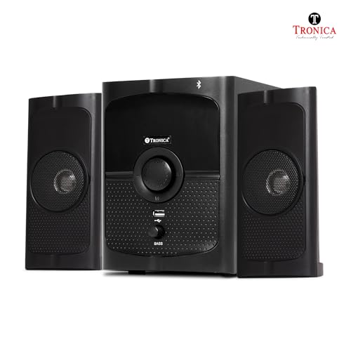 Image of TRONICA 35W Tango Prime 2.1 Bluetooth Home Theater System with Powerful 4 inches Woofer & Remote (Supports Pen Drive /Micro Sd Card /FM /Aux /TV /Laptop) Can be paired with Smart tv