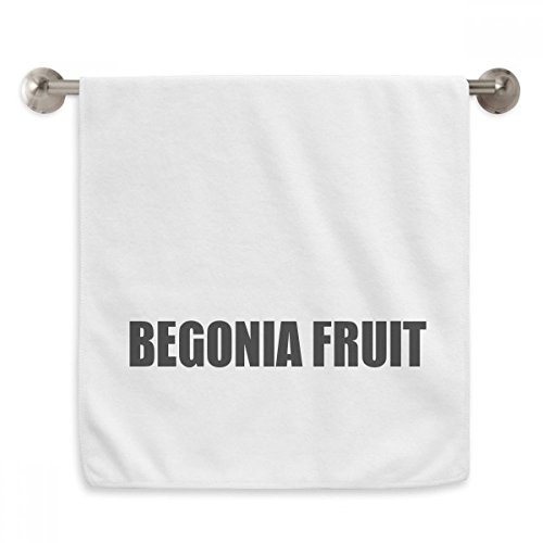 Serviette begonia fruit blanche de qualité supérieure pour invités