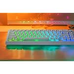 R66 65% Voice-Activated Hot Swap RGB Triple Mode（2.4Ghz/Bluetooth 5.0/Wired） Wireless Top Gaming Keyboard,Knob Control Mechanical Keyboard, PBT Keycaps (Glacial-White-Linear Switch) - Image 2
