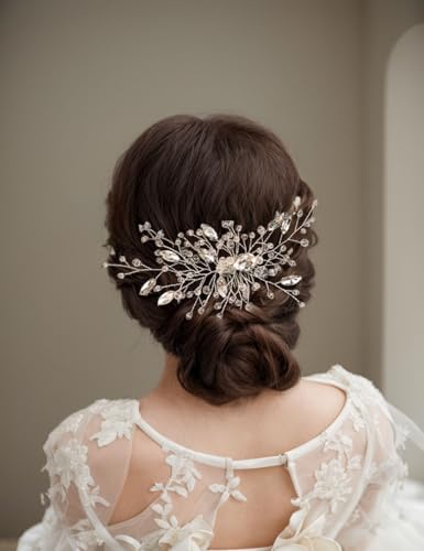 Peine de Cristal Vintage para Novia y Dama de Honor miniatura 5