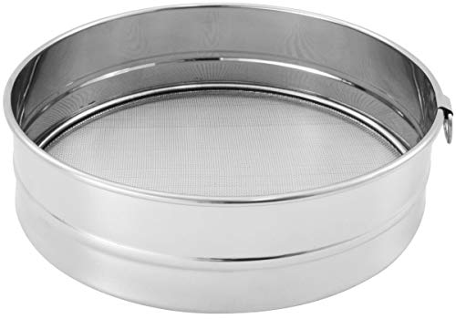 FMprofessional 21660.0 Setaccio per Zucchero/Farina, Acciaio, Argento, cm