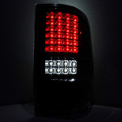AKKON - For Ford F150 Pickup Truck Styleside Body Generation II Full LED Black Tail Brake Lights Repalcement