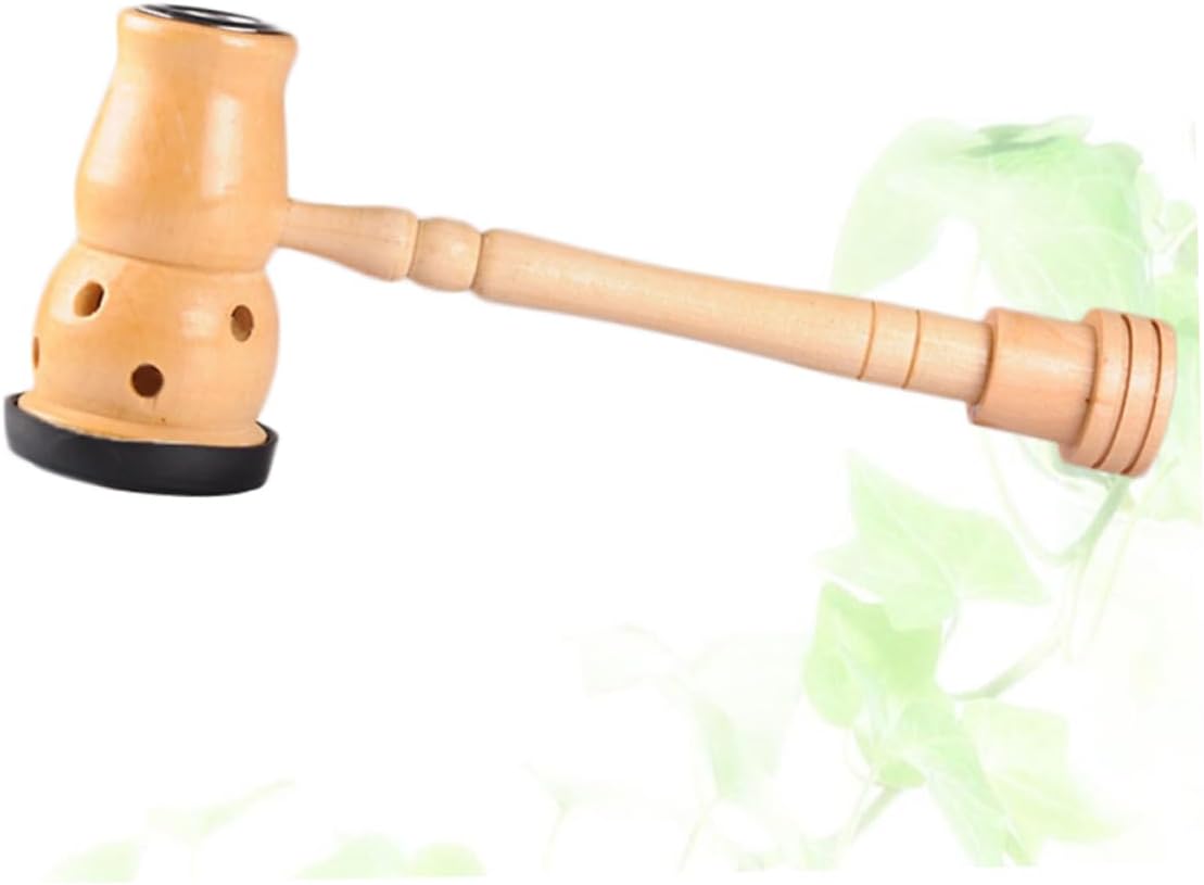 3pcs Handmade Wooden Moxa Box Moxibustion Stick Burner Holder One Hole for Body Healing