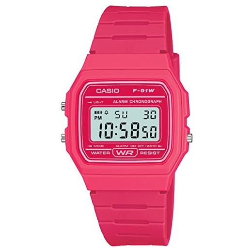 Casio Reloj Analógico para Hombre de Cuarzo con Correa en Resina F91WC4A