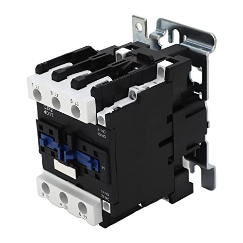 Contacteur CA 3 pôles 40A bobine 380V - Contacteur de circuit universel rail DIN