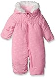 Weatherproof Baby Heart Print Hooded Pram, Begonia Pink, 3/6M