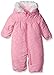 Weatherproof Baby Girls' Heart Print Hooded Pram, Begonia Pink, 3-6 Months