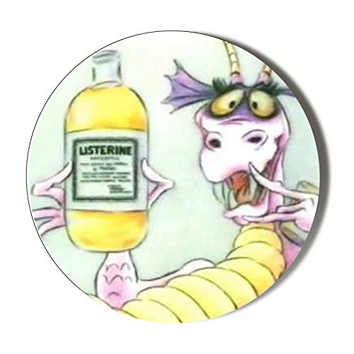 Gift Insanity Multi Retro Tv Clifford The Dragon 6 X 70Mm Vinyl Stickers (Pack Of 6)