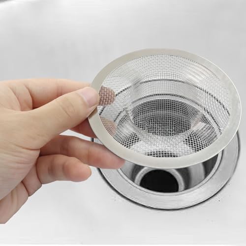 Colador para Fregadero de Acero Inoxidable 4.41 pulg 4 Pack miniatura 4