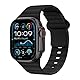 Sportarmband für Apple Watch Ultra/2 Armband 49mm 45mm 44mm 46mm 42mm 41mm 40mm 38mm iWatch Armbänder Herren Damen,Sport Silikon Apfelband Band für Apple Watch Series 10 9 8 7 6 5 4 3 SE 2nd (1 Stück)