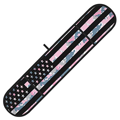 CDMT-XU1 Ondeando la Bandera de Puerto Rico Guantes de Doble Horno Guantes de Cocina Gruesos, Resistentes al Calor, Impermeables para Horno Doble Guantes de Cocina