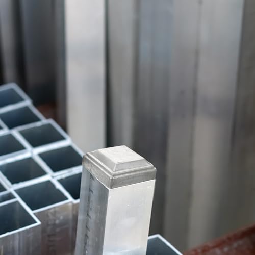 Tapas de hierro para postes de valla con acabado premium y protección exterior 4