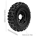 Kemblawolf 2 Pack 4.10-6 ATV Tires and Wheels – 410-6, 4.10x6 Tubeless 4PR Tires with 6