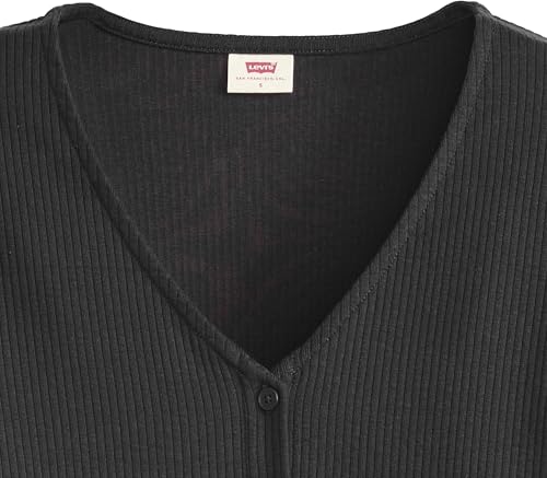 Cardigan ajusté côtelé col V - vue 7