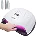 80W UV Nail Lamp, Canvalite Nail UV Lamp Professional LED Nail Lamp Auto-Sensing Nail Machine for Gel Polish with 4 Timer Setting 10/30/60/99S