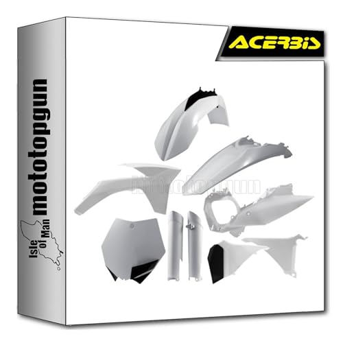 Plastique KTM SX 250 2011 avec le kit cache carenage Acerbis bleu