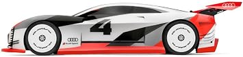HPI Racing 160202 - RS4 Sport 3 Flux Audi E-Tron 1/10 4WD Touring Car, RTR
