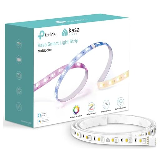 Kasa Smart LED Light Strip KL430, 16 Color Zones RGBIC, 6.6ft Wi-Fi LED Lights Work with Alexa, Google Home &IFTTT, No Hub Required