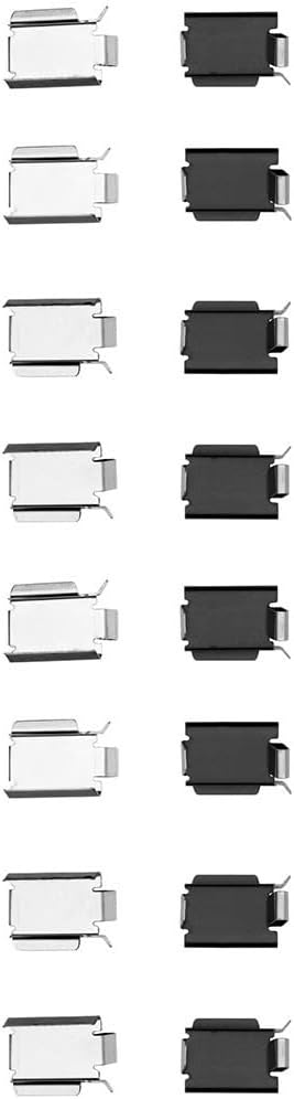 Disc Brake Hardware Kit Front and Rear for Jeep Wrangler 2012 2013 2014 2015 2016 2017 3.6L V6, for Dodge Nitro 2007 2008 2009 2010 2011 4.0L V6 (2x)