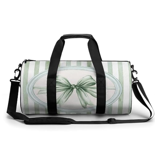 Sac de sport vert sauge idéal pour vos séances de fitness et vos escapades du week-end