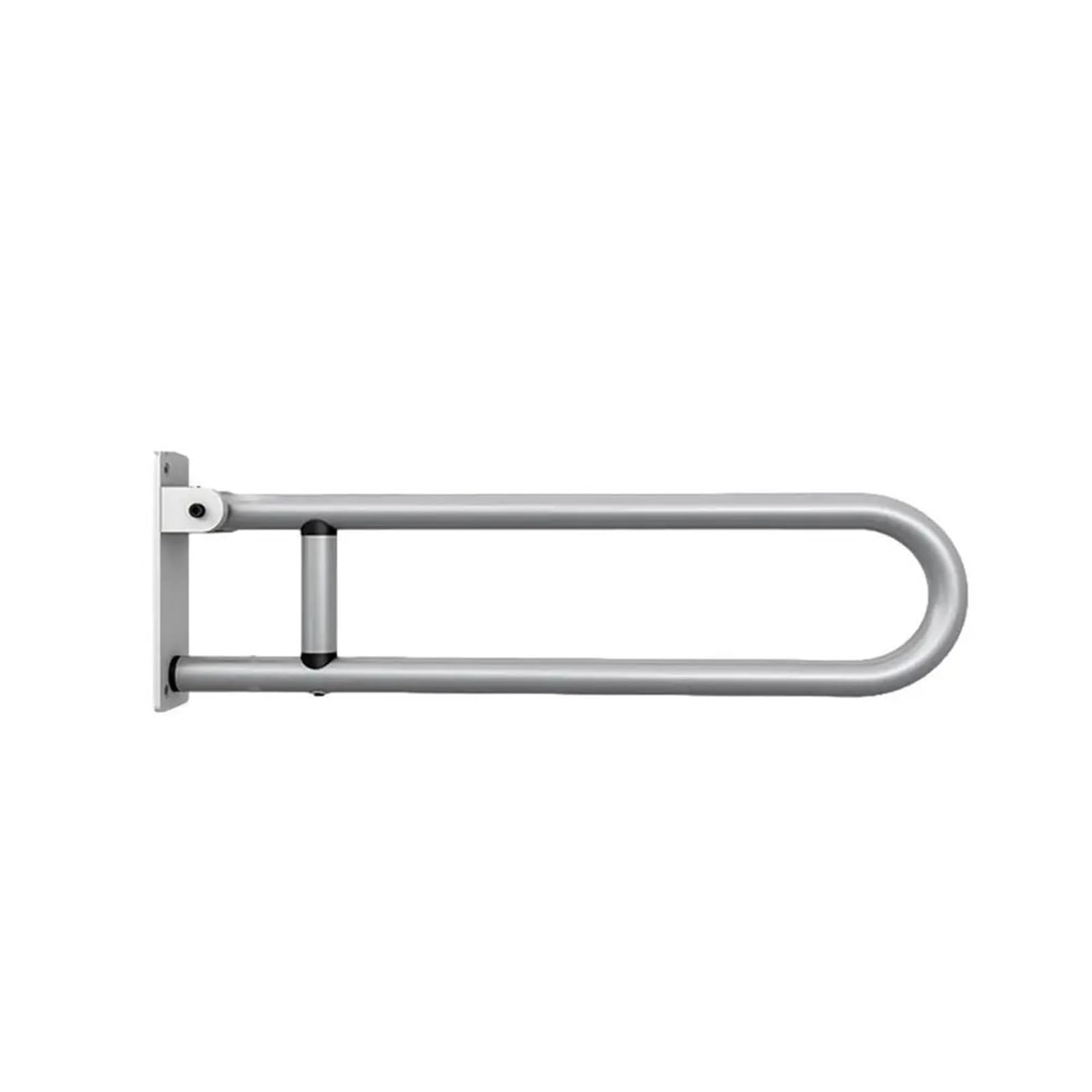 Padgcnor A Folding Bathroom Toilet Grab Rail Handicap Grab Bars Sturdy Luminum Lloy Handrails For Toilet Flip-Up U Shaped Support Rail Waterproof For Elderly(A)
