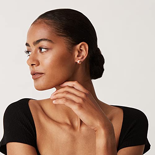 Image of PAVOI 14K Gold Plated Chunky Huggies Earrings for Women - 925 Sterling Silver Posts Small Gold Huggie Hoop Earrings - Ultra Thick Hoops Trendy Jewelry