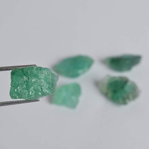 Miniatura 4 de GEMHUB Esmeralda natural de 41.50 quilates, lote de 5 piezas de piedras preciosas sueltas, Piedra preciosa, lote de piedras preciosas